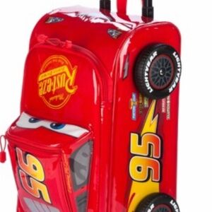 Disney Pixar Lightening McQueen kids rolling suitcase